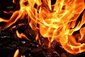 hot flame